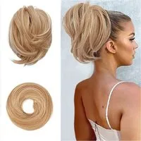 Zaewry Haarspange kurzes Pferdeschwanz-Brötchen, Haarschmuck einfach Scrunchie
