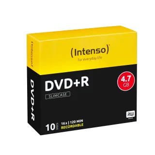 Intenso 10 x DVD+R | 4111652 | 4.7 GB 16x - Slim Jewel