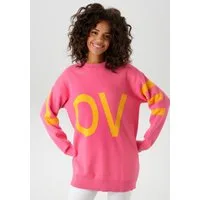 Aniston CASUAL Strickpullover mit eingestricktem LOVE-Schriftzug