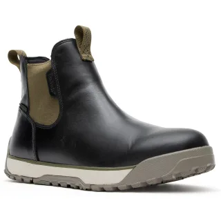 Xtratuf Knöcheldecklederschuhe Herren Pirat Schwarz Gummistiefel