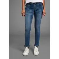 Arizona Comfort-fit-Jeans mit Keileinsätzen niedrige Leibhöhe