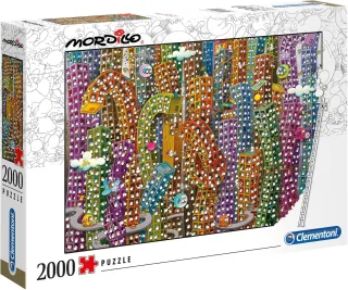 Clementoni Puzzle 32565 - Mordillo Der Dschungel [2.000 Teile]