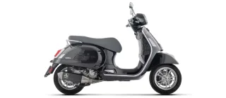 Sport Auspuff Komplettanlage Arrow URBAN Alu BLACK Vespa GTS 310 HPE Bj.2025-2026 +Kat / EURO5+ /ABE