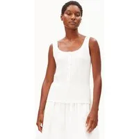 Armedangels Shirttop POINTELLE Top aus 100% Bio-Baumwolle (Fitted) Tiefer Rundhalsausschnitt