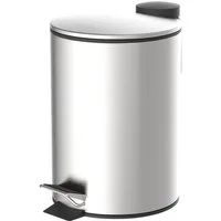 Eisl Mülleimer, Badmülleimer Edelstahl, Absenkautomatik, entnehmbarer Hygieneeimer, 3l