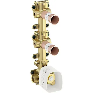 hansgrohe AXOR One Grundkörper für Thermostatmodul 48720180 Unterputz für 2 Funktionen