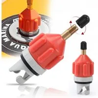 MOPUEA SUP-Pumpe Adapter für Schlauchboote Kompressor Luft Ventiladapter (Adapter Konventionelle Aufblasbares Boot Luftpumpe Luftventiladapter, 1-tlg), Konverter Pumpkopf Anschluss für Kajak Stand Up Paddle Board