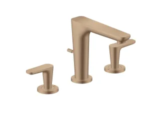 Hansgrohe 3-Loch WTA 125 Axor Citterio C mit Zugstangen Ablaufg.brushed red gold, 49060310 49060310