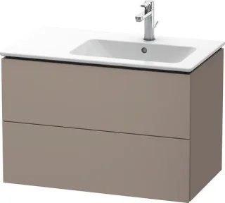 Duravit L-Cube Waschtischunterbau wandhängend Basalt Matt 820x481x550 mm - LC629204343 LC629204343