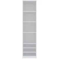Marmex Möbel Mehrzweckregal TRES 05B Kleiderschrank ohne Schranktüre hohes Regal 50x206x51, Einlegeböden variabel einsetzbar