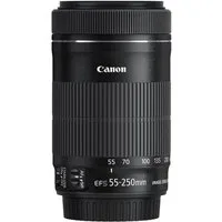 Canon EF-S 55-250mm f/4-5.6 IS STM Zoomobjektiv, (Passend für Canon EOS EF-S System Kameras (z.B. EOS 250D)