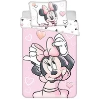 Disney Minnie Mouse Babybettwäsche Wendebettwäsche Minnie Mouse 2tlg. Baumwolle 100x135 cm + 40x60 cm, Baumwolle, 2 teilig, 100% Baumwolle, trocknergeeignet