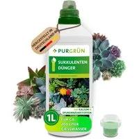 Purgrün Pflanzendünger Sukkulenten Dünger, NPK 3+5+7, reduziert Trockenstress, 1L, Flüssigdünger, 1-St., 1 Liter