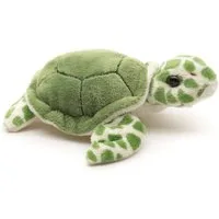 Uni-Toys Kuscheltier Meeresschildkröte Plushie - 16 cm (Länge) - Schildkröte - Plüschtier, zu 100 % recyceltes Füllmaterial