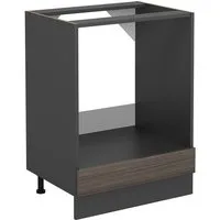 Vicco Herdumbauschrank R-Line, Edelgrau/Anthrazit, 60 cm ohne Arbeitsplatte (1-St)