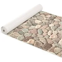 ANRO Schaum-Badematte Antirutschmatte Weichschaummatte Badezimmer Entspannung, Höhe 5 mm, wasserdurchlässig, pflegeleicht, Rillen, rutschhemmend, Drainage Effekt, strapazierfähig, Praktisch, Weich, Rutschhemmend, Schnelltrockend, mit Drainagelöchern,