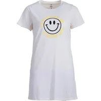 zeitlos Nachthemd Smile Kurzarm Print Bigshirt