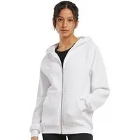 Build Your Brand Kapuzensweatjacke Damen Fluffy Zip Hoody Kapuzenjacke