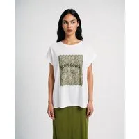 Smith & Soul T-Shirt mit Spitzenbesatz, oversize