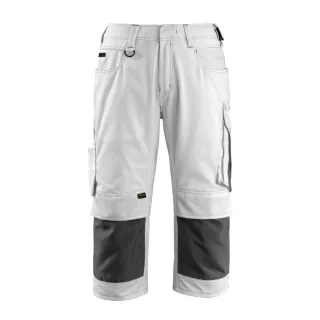 MASCOT Altona Dreiviertel-Hose mit Knietaschen UNIQUE Weiß / Dunkelanthrazit 62 - 14149-442-0618-C62