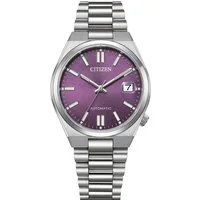 Citizen Automatikuhr TSUYOSA 37 mm NJ0200-50W, Armbanduhr, Damenuhr, Mechanische Uhr, Edelstahlarmband, analog