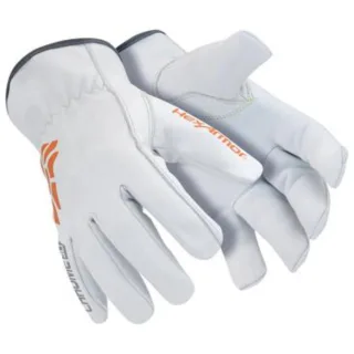 Uvex HexArmor Chrome SLT™ 4061 Schnittschutz-Hitzeschutz-Lederhandschuh weiß/orange 7 - 6065407