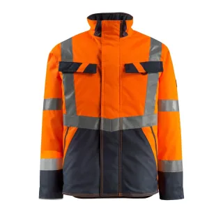 MASCOT Penrith Winterjacke SAFE LIGHT Hi-vis Orange / Schwarzblau S - 15935-126-14010-S