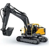 Robitronic RC-Bagger Double E Volvo EC160E RC Bagger 1:16 RTR 3in1 mit Metallgetriebe RTR