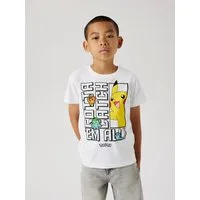 Name It T-Shirt NKMFLAME POKEMON SS TOP NOOS SKY mit großem Pokémon Frontmotiv