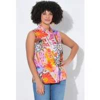 Angel of Style Longbluse Bluse A-Linie ärmellos Sonnen-Muster