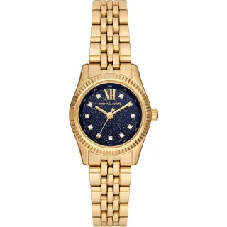 Anspruchsvolle Michael Kors MK4802 Damenuhr mit blauem Zifferblatt