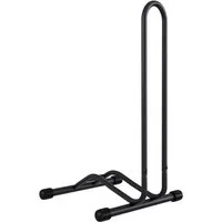 TLGREEN Fahrradständer Boden,Abnehmbar Bodenständer Fahrräder, (1-St., Reifenbreite bis 80 mm, Freistehend Fahrradhalter), Radständer für Mountainbike Rennrad MTB,Stabil,Schwarz