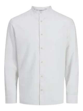 JACK&JONES - JJESUMMER BAND SHIRT LS SN white - Gr. - S