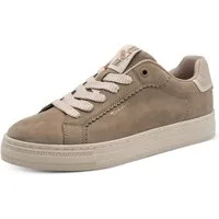Tamaris Slip-On Sneaker Freizeitschuh, Halbschuh mit Wellenkante und Logoschriftzug