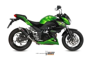 Sport Auspuff MIVV GP Carbon Kawasaki Ninja 300 / Z 300 Bj 2013-2016 Typ: EX300A/ER300A +ABE