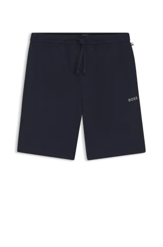 BOSS Menswear Black - Waffle Shorts Dark Blue - Gr. - XL