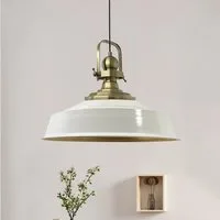 Bamyum Pendelleuchte Bamyum Pendelleuchte I Aslet l Ø41 cm E27 Metall Vintage Lampe, ohne Leuchtmittel