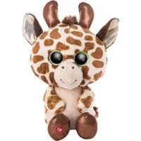 Glubschis Schlenker Giraffe Halla , Kuscheltier braun, Safari, 25 cm