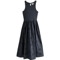 Next Sommerkleid Ärmelloses 2-in-1-Kleid mit Lochstickerei (1-tlg)