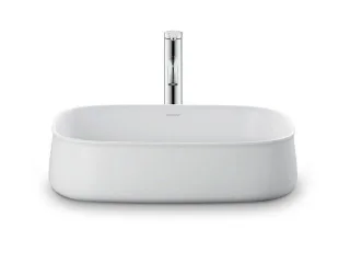 Duravit Zencha Aufsatzbecken Weiß Seidenmatt, 550 mm - 23735532791 23735532791