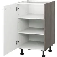 KOCHSTATION Unterschrank KS-Trea U50 mit zwei Einlegeböden, Breite 50 cm, Höhe 75 cm