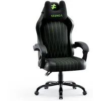 Seenda Gaming-Stuhl GCP-18 Ergonomischer Gamingstuhl, mit 90–135° Rückenlehne, gekoppelte Armlehnen, SGS