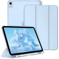 Fintie Tablet-Hülle für iPad 11 Generation 11‘’ 2025 (A16), iPad 10 Generation 10.9'' 2022, ultradünn, mit Stifthalter, transparenter Rückseite, Auto Schlaf/Wach