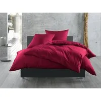 BETTWAESCHE-MIT-STIL Bettwäsche Mako Satin Bettwäsche uni einfarbig, Mako-Satin, 2 teilig