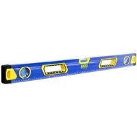 S&R Wasserwaage Aluminium magnetisch mit gut lesbare cm Skala, Genauigkeitsklasse 1, (1 St), 3 stoßfesten Libellen: Waagerechte/Senkrechte / 45 Grad, (80 cm)