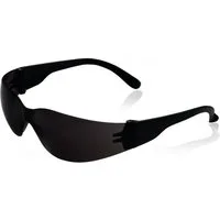 PRO FIT Arbeitsschutzbrille Light, Arbeitsbrille mit Seitenschutz, Beschlagfreie Sicherheitsbrille, Rahmenlos & Leicht, UV-Schutz - Schwarz