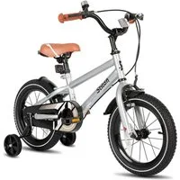 JOYSTAR Kinderfahrrad Totem 12/14/16/18/20 Zoll Kinderfahrrad für 2-11 jährige Jungen, mit Stützräder, Kotflügel, Front and rear dual brakes, Reflektorplatte