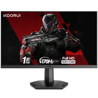 Koorui 25E3A [245" 1.920x1.080 170Hz 2xHDMI DisplayPort 1ms Reaktionszeit] schwarz