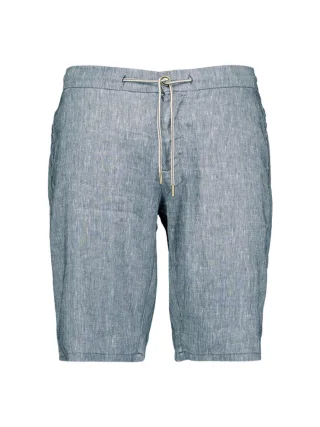 No Excess - Chino-Shorts aus Leinenmischung blau - Gr. - XXL