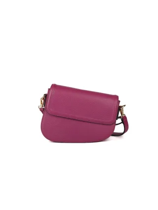 Giulia Monti Schultertasche Dunkel Fuchsie